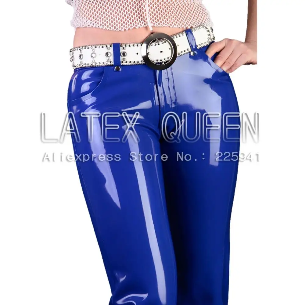 attractive rubber latex trousers