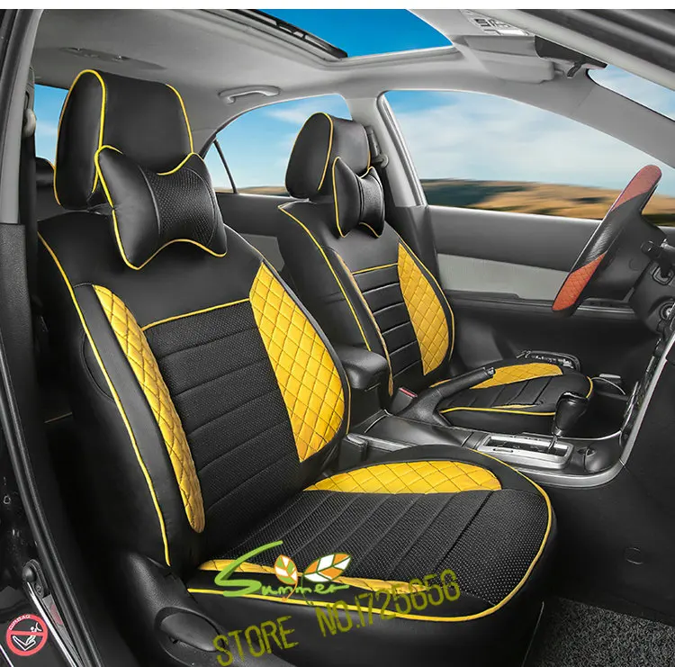 SU-GE024 leather car cover  set  (1)