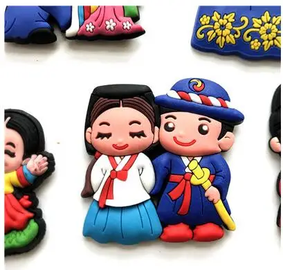 

Handmade Korean Flag Features Mask 3D Fridge Magnets Australia Travel Souvenirs Refrigerator Magnetic Sticker Home Decortion