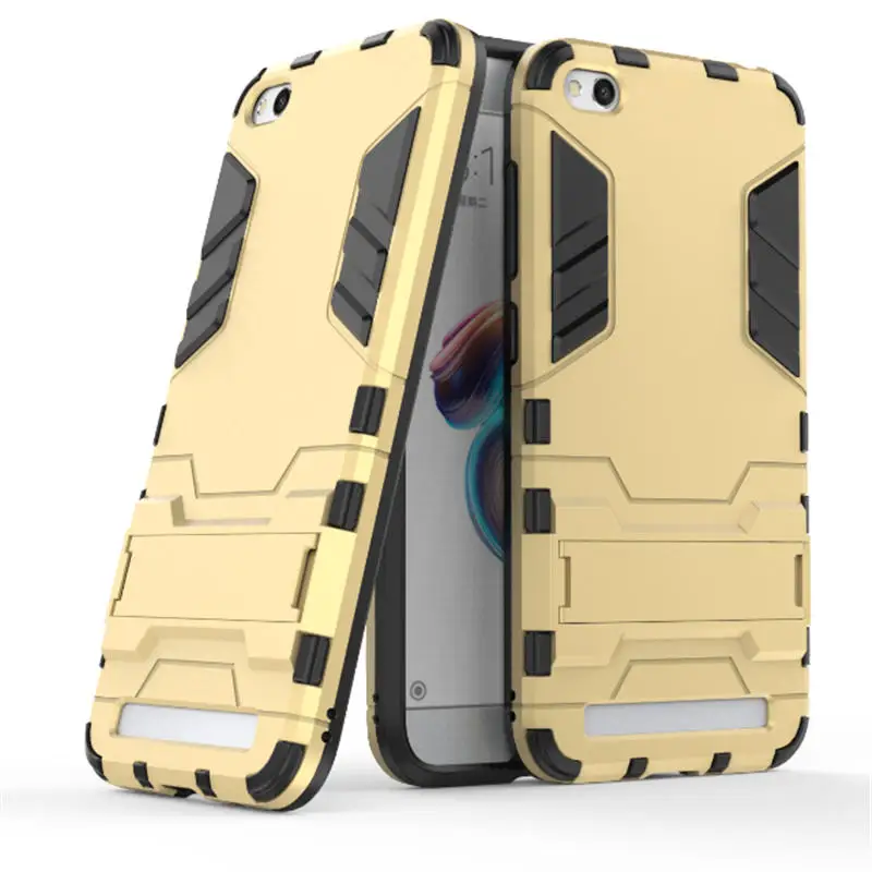 Whyes For Xiaomi Redmi 5 5A Note Plus Case Armor Cover Stand PC TPU Hybrid Soft Silicone |