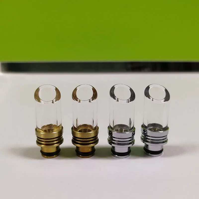 510 Drip Tips Pyrex Glass Stainless Steel Drip Tip e Cigarette