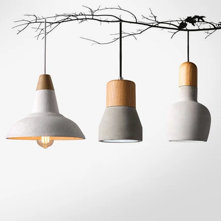 Деревянный подвесной светильник в американском стиле 180 см E27/E26 4 цвета|decorative hanging