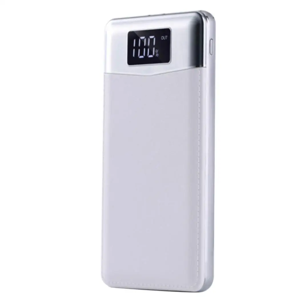 

Mini Power Bank LCD Digital Display 10000 mAh Portable External Battery Dual USB Outputs Mobile Power With LED Flashlight