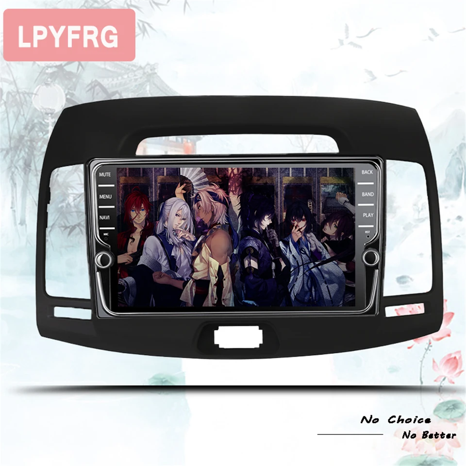 1280*720 Android 10 0 автомобильный DVD плеер для Hyundai Elantra 2007 08 2009 2010 2011 Bluetooth GPS навигация