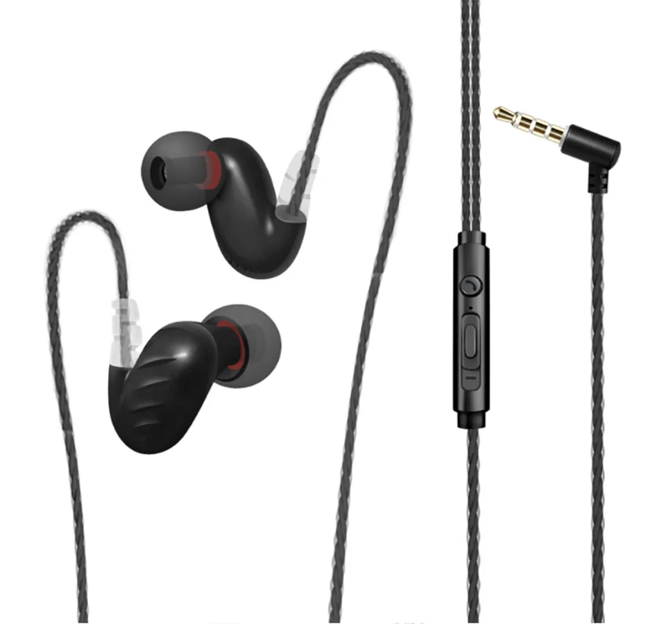 In-ear Earphone Earbuds Stereo Sport Headphone Noise Isolating Headset with Mic for iphone Xiaomi Samsung Mobile phone Universal combaterwing m160 headset earphone ultra light ergonomic headphones over ear stereo with mic noise isolating for pc mac th58