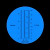 New Portable 3 In 1 Hand Held Grape & Alcohol Wine Refractometer (Brix, Baume and W25V/V Scales) with Plastic Box ► Photo 2/6