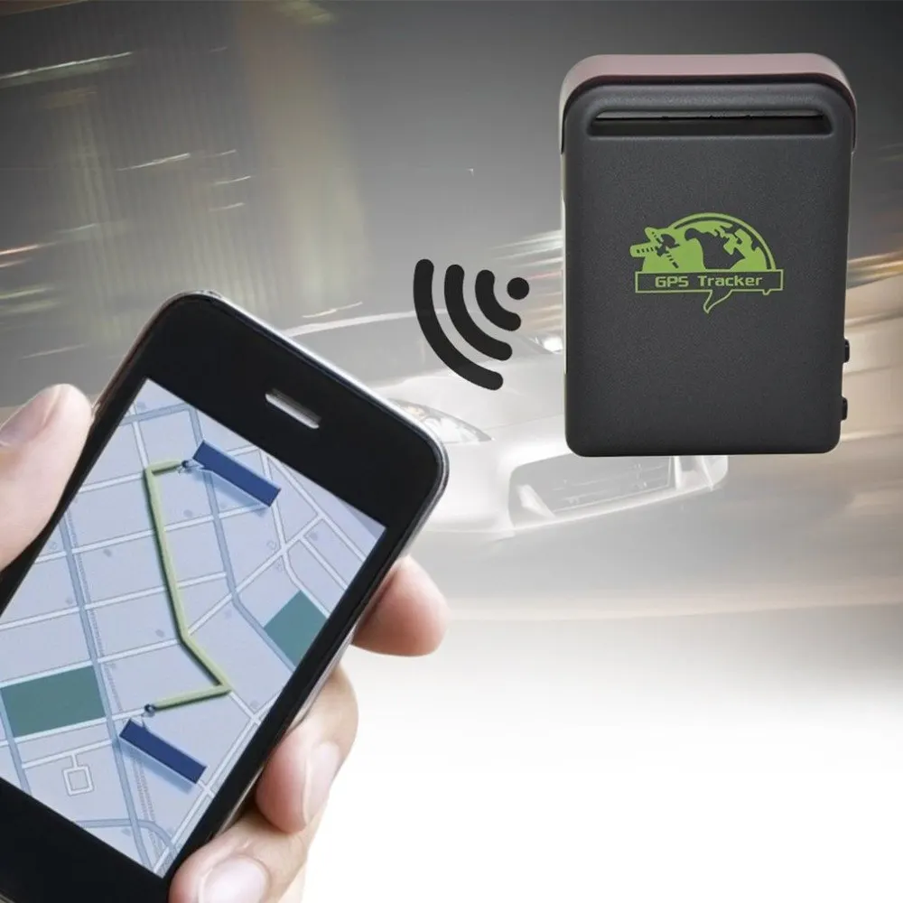 

Mini Size GPS Vehicles Cars Tracker Device GPS SMS GPRS SOS For IOS App W/ Remote Control Built-In Shock Sensor