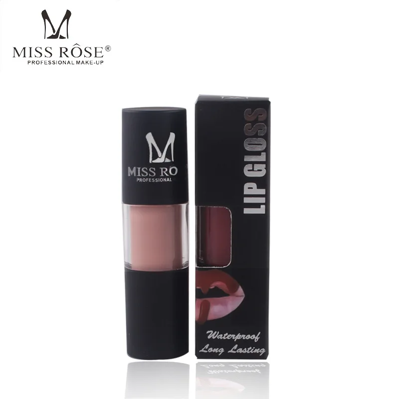 

MISS ROSE Make up Lips Gloss Waterproof Moisturizer Liquid Lipstick Nutritious Easy To Makeup Matt Lip Gloss 12 Colors