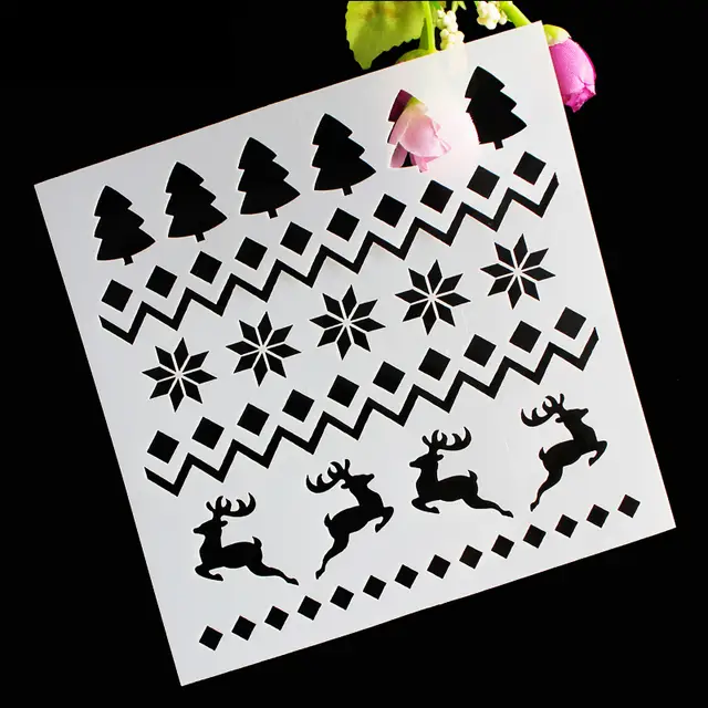 Us 069 45 Di Sconto1 Pz Disegno Speciale Alberi Di Natale Torta Stencil Mold Strumento Di Cottura Per Merry Christmas Cookie Decorazione In Stampi
