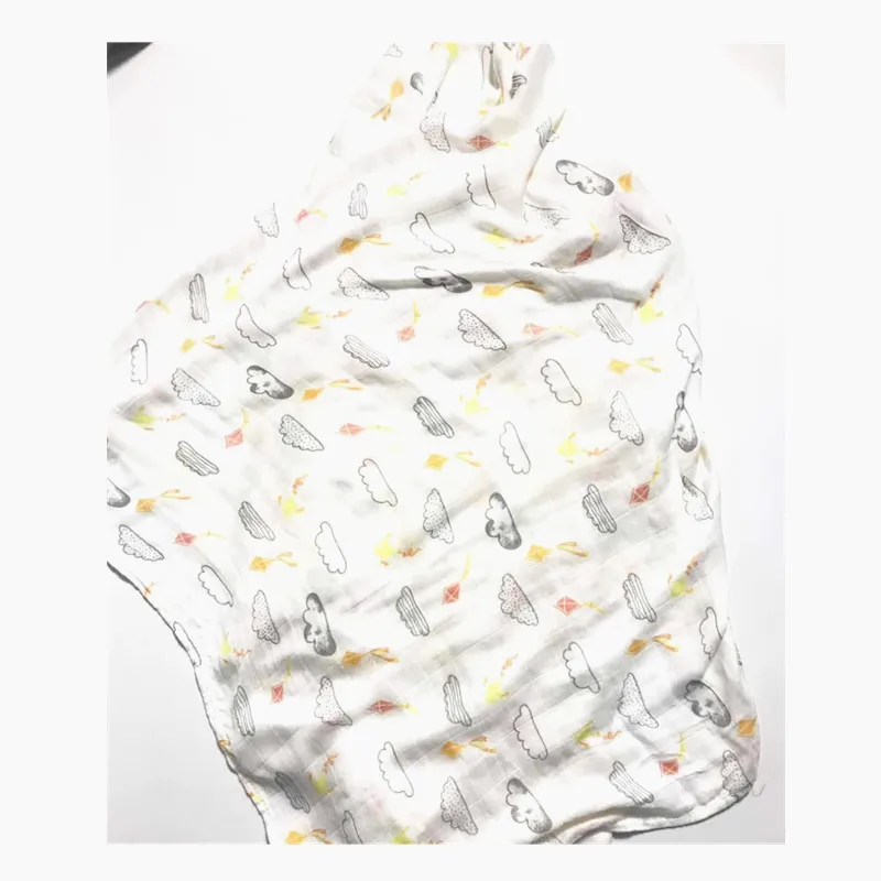 Олень karitree 120 см X 120 см Многофункциональный муслин 70% активный мягкий чехол-накладка для новорожденных банное полотенце Полотенца пеленальные одеяла Обёрточная бумага