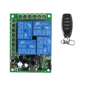 

Universal Wireless Remote Control 12V 4CH Channel 433Mhz Switch Integrated Circuit Transmitter DIY Replace Part Tool