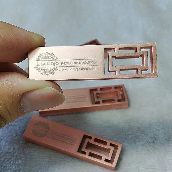 Usb 3. 0 розово Золотистый металлический флеш накопитель с логотипом на заказ 4 ГБ 8 16