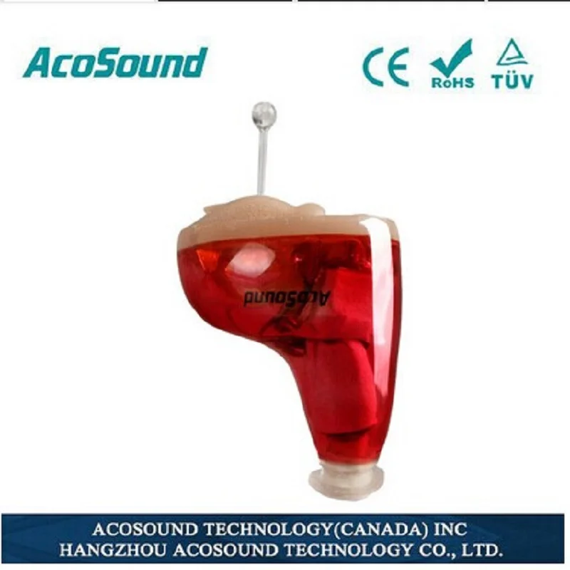 AcoSound 210IF-P Невидимый CIC слуховой аппарат Цифровые слуховые аппараты портативные аудифоны мини-усилитель звука Слуховые аппараты