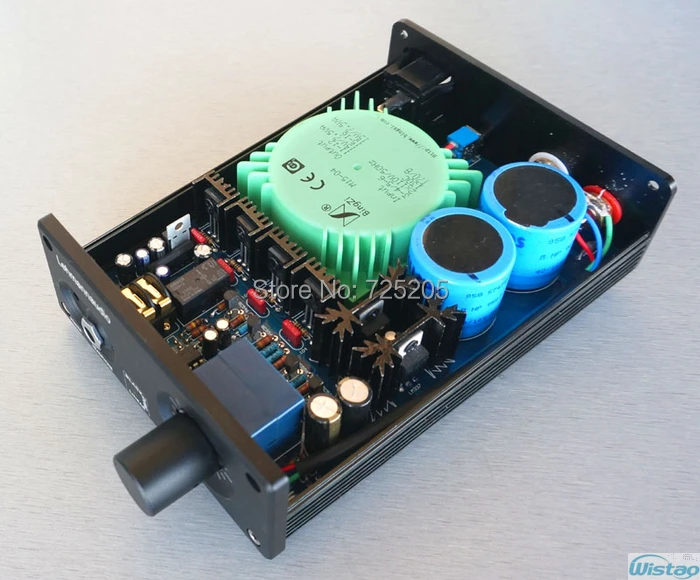 Headphone Amplifier HIFI with Lehmann LME49720NA High-grade Aluminum Chassis 16-600 ohms