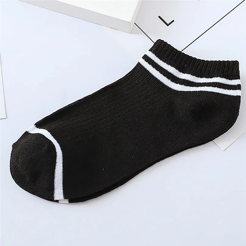 1Pairs Unisex Stripe Comfortable Cotton Sock Slippers Short Ankle Socks sports Sock #4F19 (4)