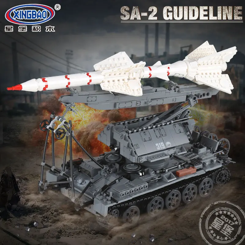 

06003 Military Arms the SA-2 Guideline Set Tank Building Blocks Bricks Children Legoinglys Technic Toys Model Children Christmas