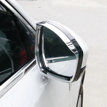

Car Styling ABS Matte Exterior Rearview Mirror Eyebrow Cover Trim Car Styling Accessories For Jaguar E-Pace 2017 2018 2019