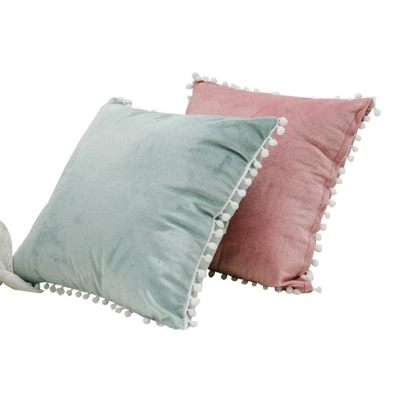 Европейская простая голландская кашемировая квадратная подушка, чистый плюшевый чехол для подушки наволочка, аксессуары для украшения дома, наволочка