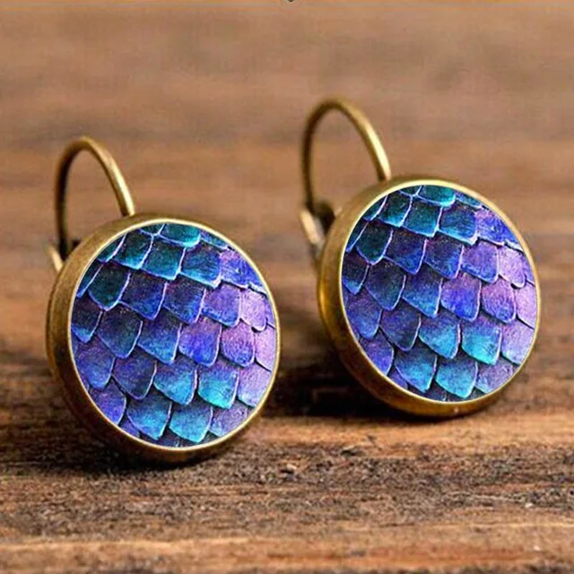 Crazy Feng Boho Flower Drop Earrings For Women Vintage Jewelry Geometric Pattern Round Earings Bijoux boucles d'oreilles bohemia Crazy Feng Boho Flower Drop Earrings For Women Vintage Jewelry Geometric Pattern Round Earings Bijoux boucles d'oreilles bohemia