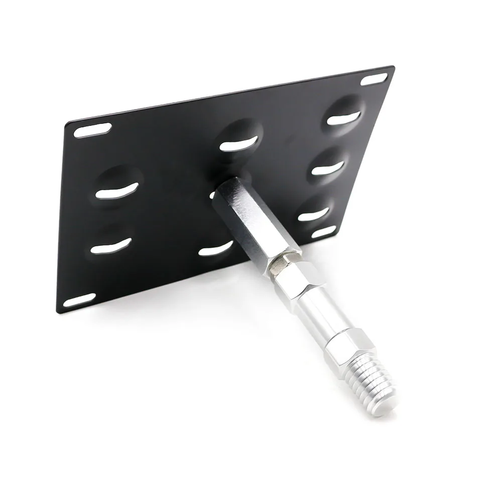 

CNSPEED FRONT BUMPER TOW HOOK LICENSE PLATE MOUNT BRACKET FOR BMW MINI COOPER F10 F22 F30 F31 2 3 5 Series YC101096