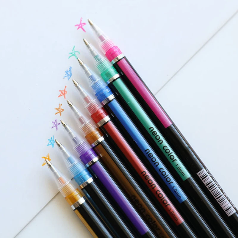 Набор гелевых ручек с блестками для взрослых красители журналы рисования