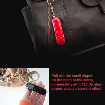 130 dB Women Pocket Anti-rape Alarm Loud Alert Attack Panic Outdoor Traveling defensa personal Security Self Defense Supplies 3