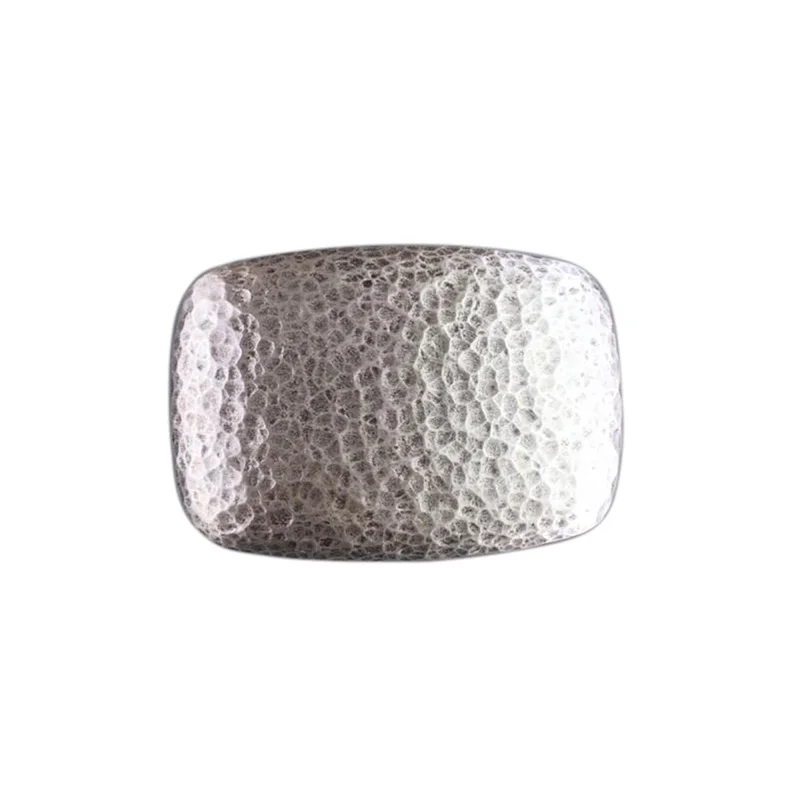 Jeansfriend серебряный молоток с покрытием кованый прямоугольный ремень пряжка также есть в BUCKLE-T121SL США