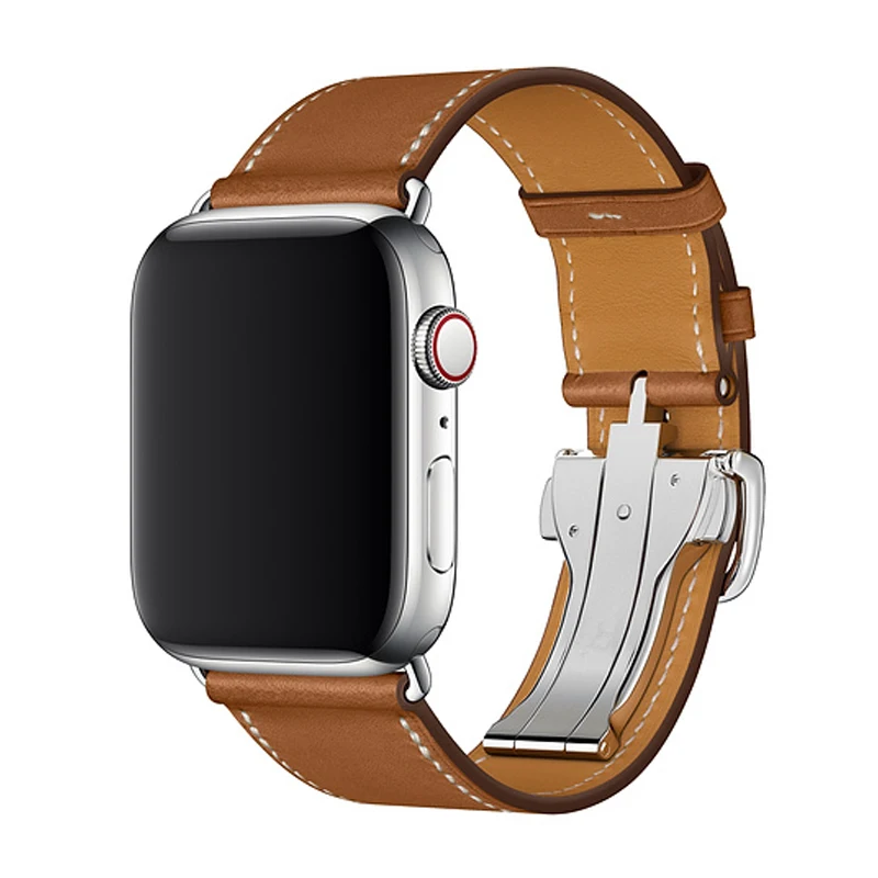 Newest Deployment Buckle Band For Apple Watch 4 40mm 44mm Series 3 2 1 Single Tour Strap For iWatch Belt Straps Watchbands Newest Deployment Buckle Band For Apple Watch 4 40mm 44mm Series 3 2 1 Single Tour Strap For iWatch Belt Straps Watchbands
