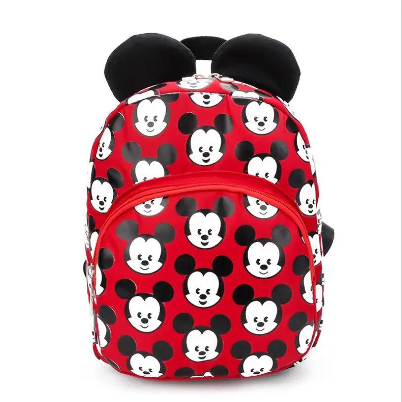 Женский рюкзак с ушками Микки Мауса 2018 мультипликационным принтом mochila для