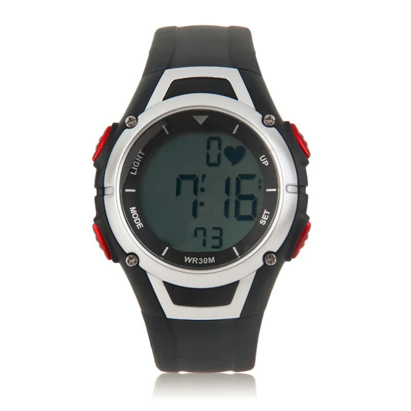 7 Fitness Pulse Calories Wireless Heart Rate Monitor Digital polar watch Men Women Sports WristWatches Running Cycling Chest Strap