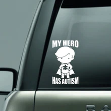 Мой герой имеет наклейку AUTISM для автомобиля/грузовика/ноутбука