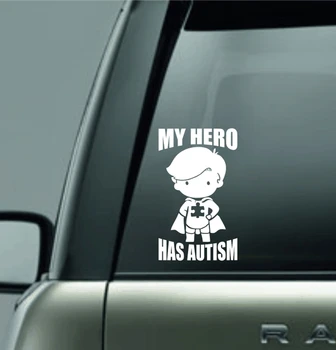 

MY HERO HAS AUTISM decal sticker for car/truck/laptop