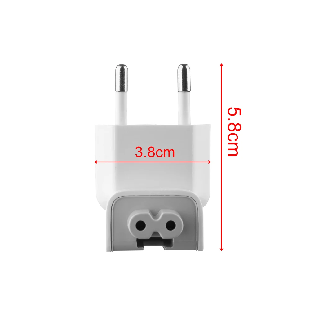 1 шт. для ЕС AC power Wall Plug утка головка для Apple MacBook Pro Air Adapter Зарядное устройство блок питания для ноутбука адаптер преобразования