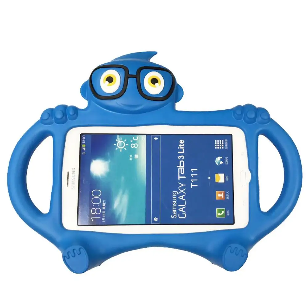 Детский Безопасный EVA чехол для samsung Galaxy Tab3/P3200/T110/T111/T210/T211 7 дюймов очки детские