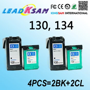 

4pcs Ink Cartridge ccompatible for hp130 134 130 Officejet K7100 K7103 K7108 Deskjet 6940 6943 6980 6980xi 6983 6988