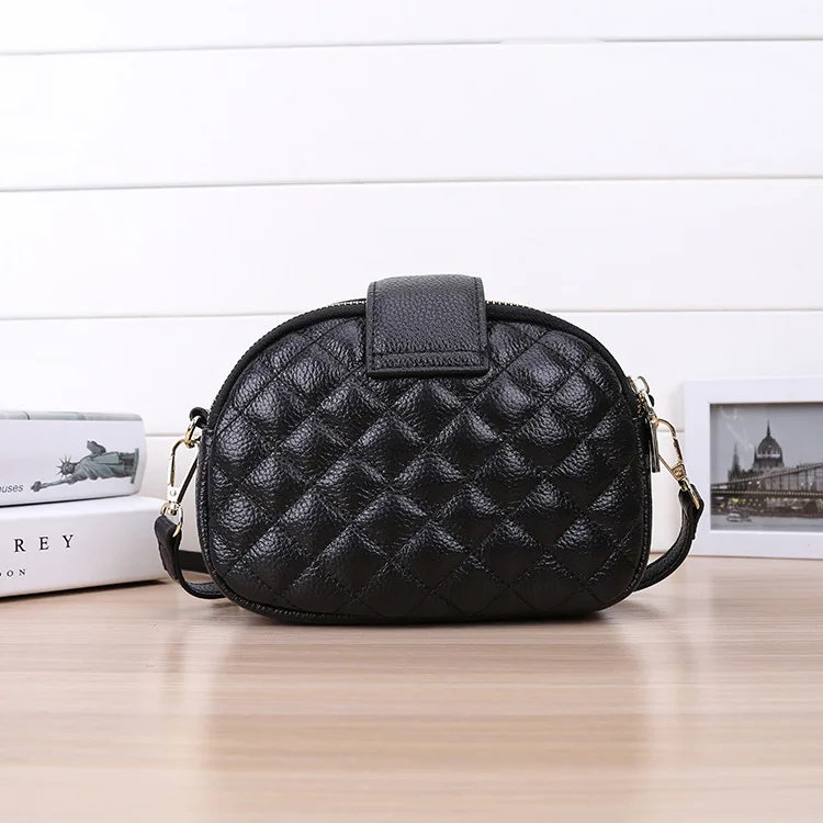 Women genuine leather messenger bag 14