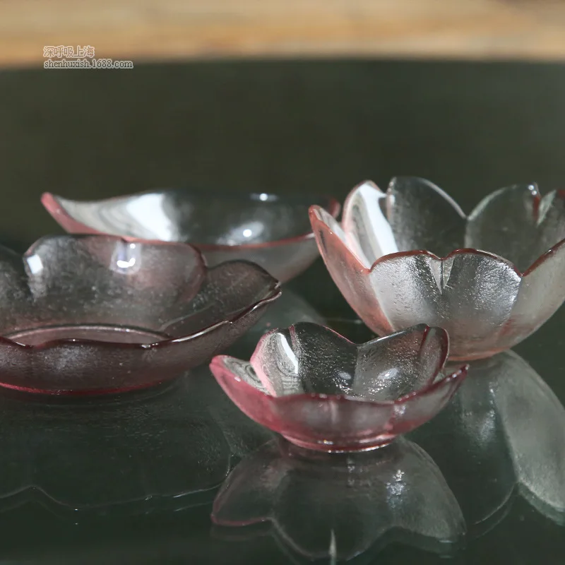 1 шт. необычная прозрачная стеклянная тарелка в форме сливы|soup bowl|salad bowlmixing bowl |
