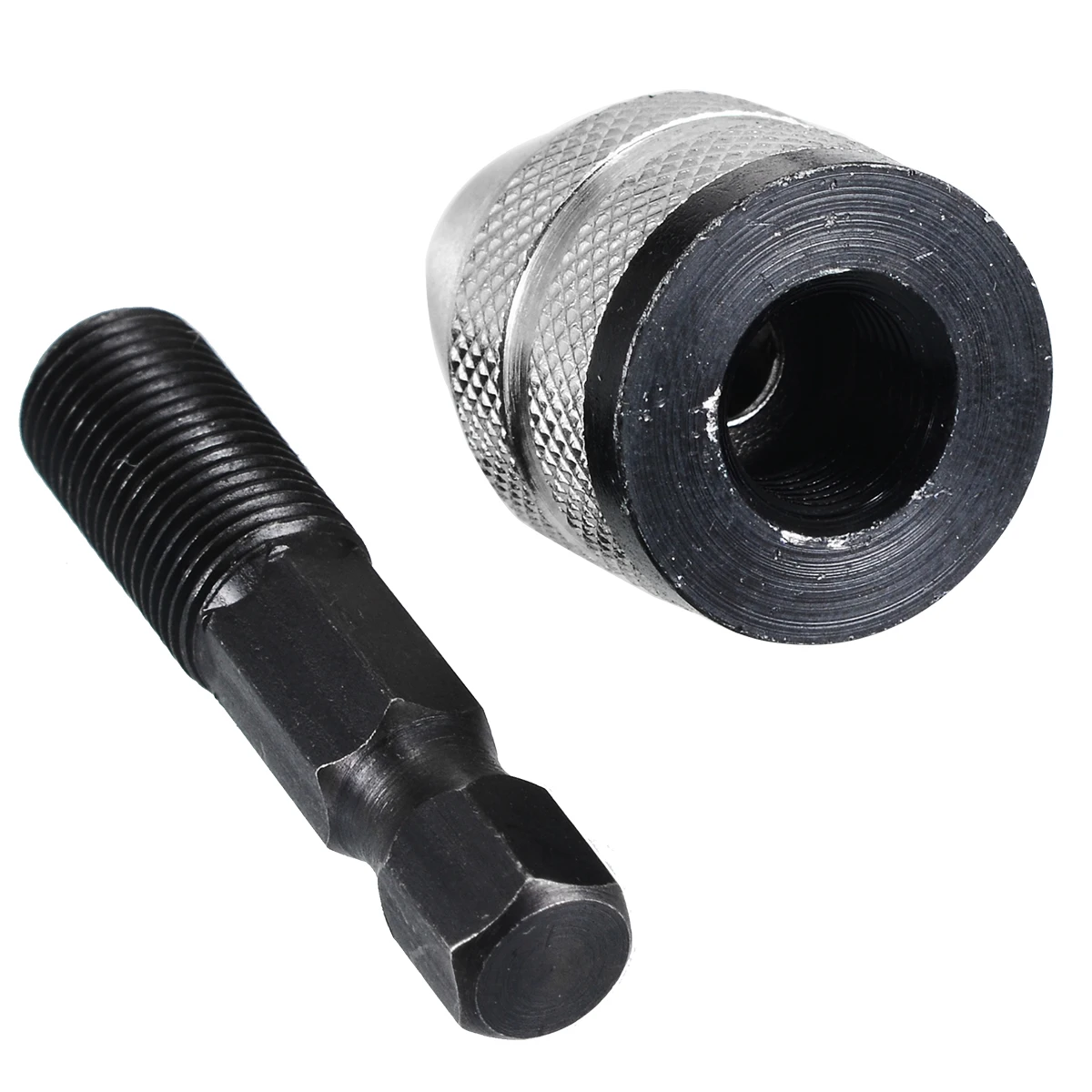 Keyless Drill Chuck Quick Screwdriver Impact Driver Adaptor 1/4