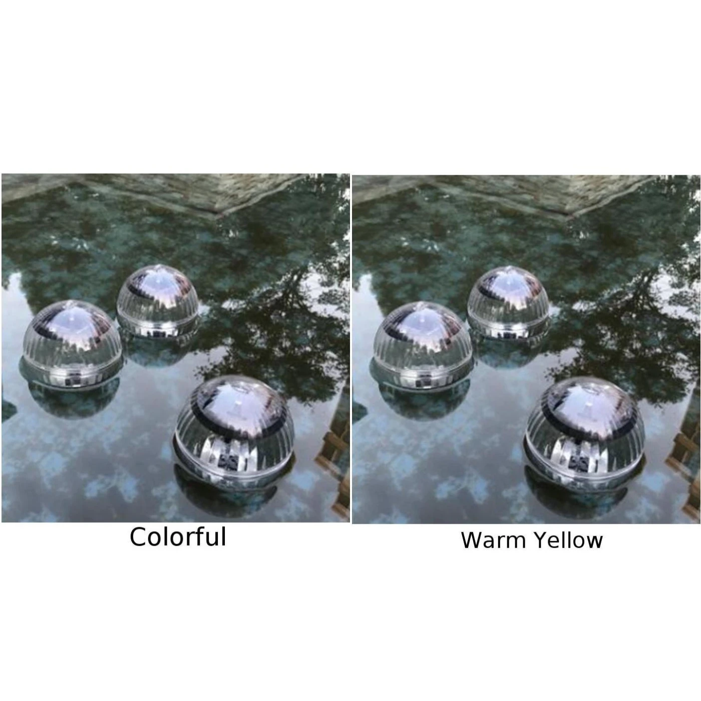 Ball LED Solar Powered Light Floating Outdoor Pool Pond Lamp Night Energy saving Low power Panel Fountain Garden