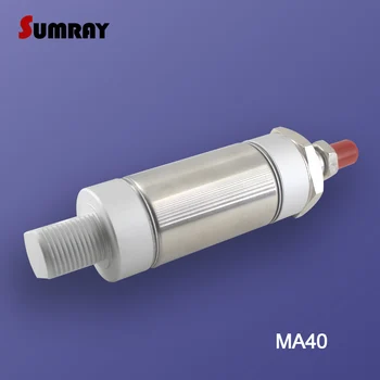 

SUMRAY Pneumatic Cylinder MA Type 40mm Bore 25/50/75/100/125/150/175/200/250/300mm Stroke Double Action Pneumatic Air Cylinder