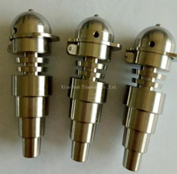 

10mm & 14mm & 18mm Six in One Male & Female 6 In 1 Domeless Nail with Cap