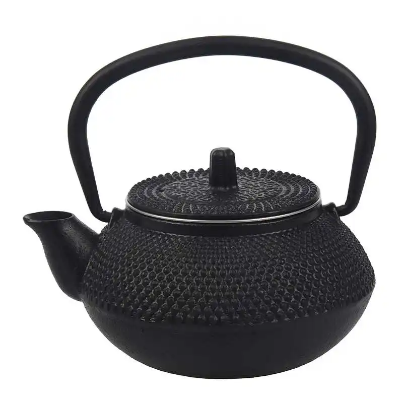 

300ml Japanese Style Cast Iron Kettle Teapot Comes + Strainer Tea Pot