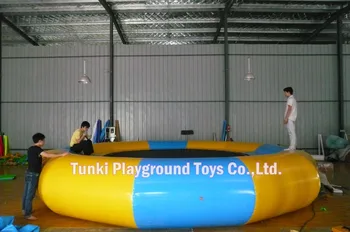 

Diameter 5 meters inflatable Entertainment Floating Island trampoline