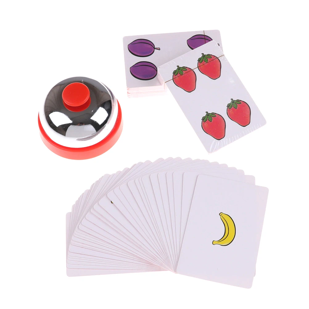 

Gmarty 1 Set Halli Galli Board Game 2-6 Players Cards Game For Party Easy To Play With Family Friends