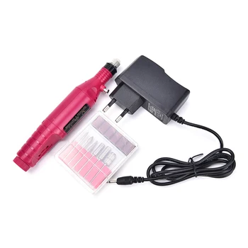 

1 Set Nail Art Electric Grinding Machine Pen Toenail Drill Bits File Tips Grinder Polisher Carving Manicure Care Tool