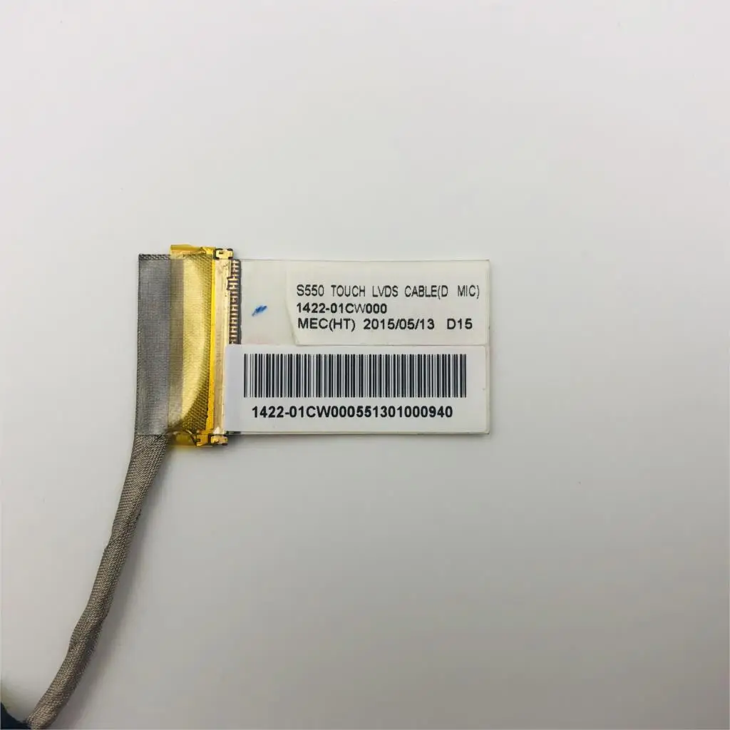 Akemy New For Asus Vivobook S550CB S550CM S550CA S550CB-DB71T S550CB-DH51T LVDS LCD Touch Screen Cable 1422-01CR000 1422-01CW000 Akemy New For Asus Vivobook S550CB S550CM S550CA S550CB-DB71T S550CB-DH51T LVDS LCD Touch Screen Cable 1422-01CR000 1422-01CW000