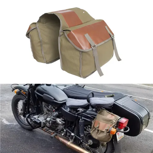 Motorcycle Bag Saddlebag Travel Knight Rider for Yamaha For BMW Kawasaki Waterproof saddle bag For Triumph Bonneville - Название цвета: brown