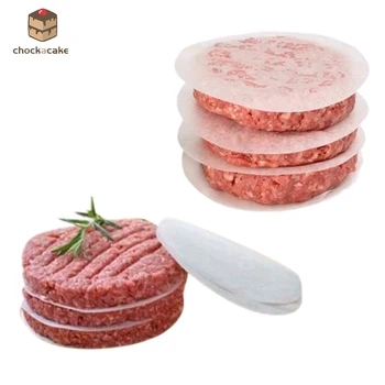 

Round Baking Paper Parchment Liners BBQ Oven Hamburger Patty Non-Stick Making Tools Kitchenware 500pcs/set deoration