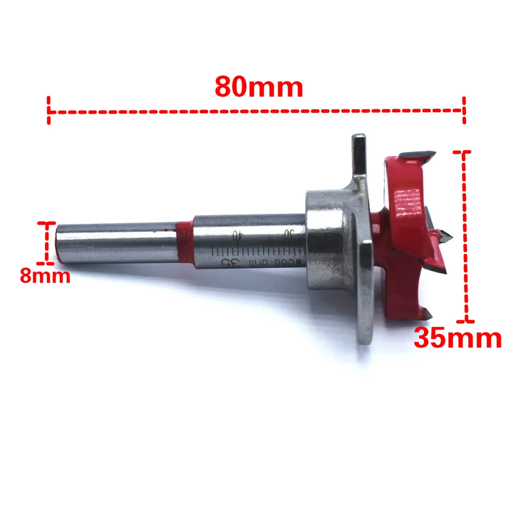 

3Set 35mm Hole Saw Woodworking Core Locating Drill Bit Hinge Cutter Forstner Bit Tipped Drilling Hole Saw Cutter Carbide Guide