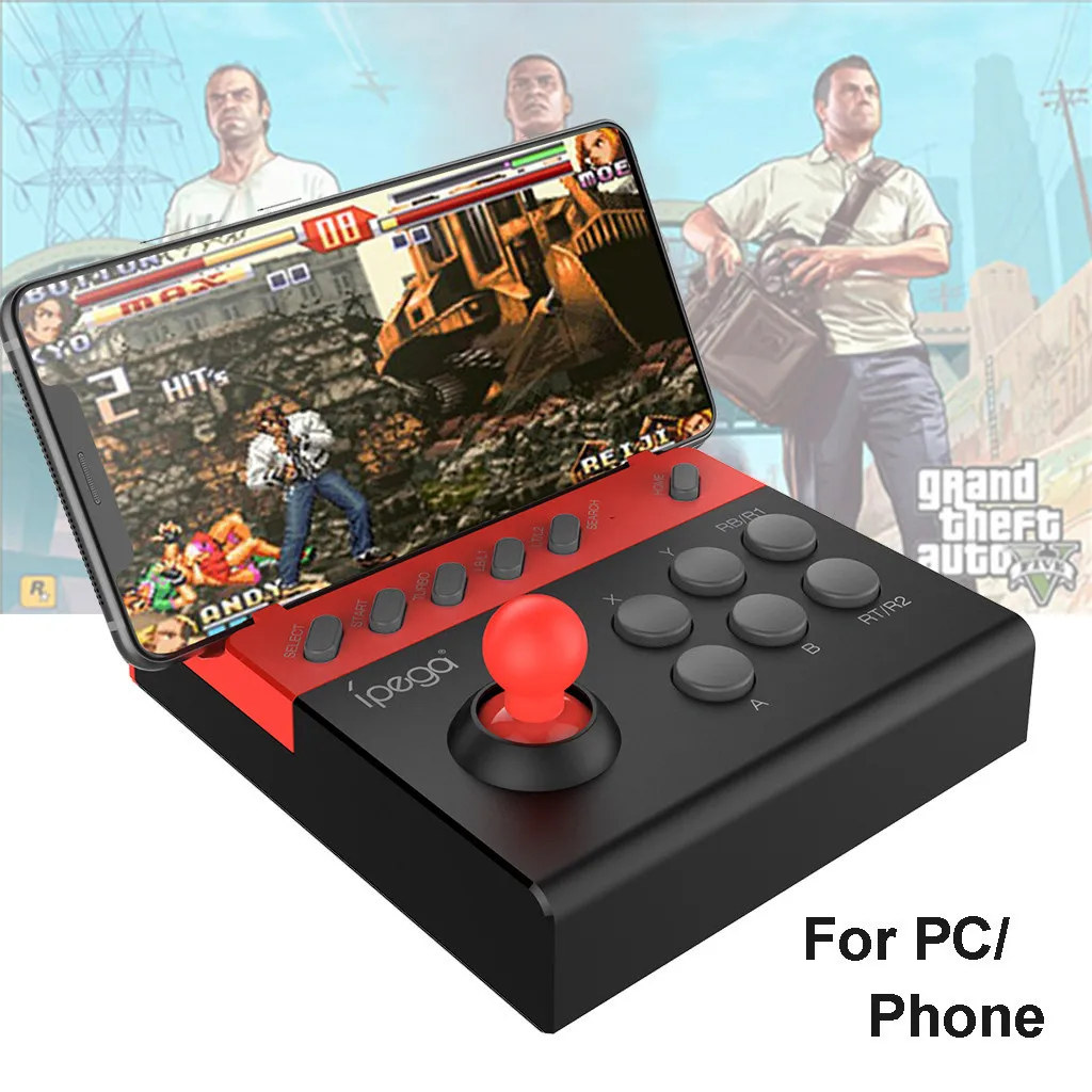

Game Controller Joystick Gladiator Arcade PG-9135 Arcade Joystick Bluetooth USB Fight Stick Controller Gamer For Phone/PC 712+